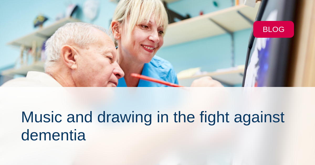 The power of music and art therapy in dementia care - Atena blog