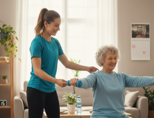 Cvičenie vsedě pre seniorov